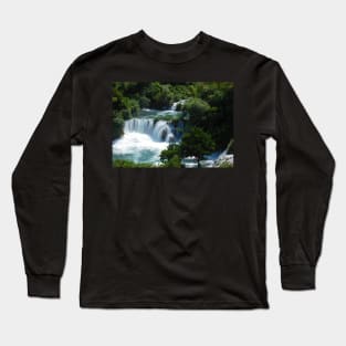 Krka River Waterfalls! Long Sleeve T-Shirt